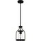 Quoizel Cornelia Mini Pendant 1 Light Matte Black CNE1508MBK - alternate 1